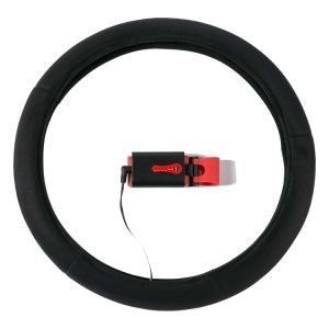 Universele 7,4V Suede Battery Auto Verwarmd stuurbedekking met 16W/PC Verwarmingssysteem