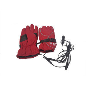 Waterdichte elektrische verwarmde handschoenen die niet glijden Ideaal voor 12V motorfietsen in winterweer